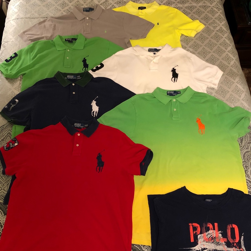 8 Polo Ralph Lauren Shirts